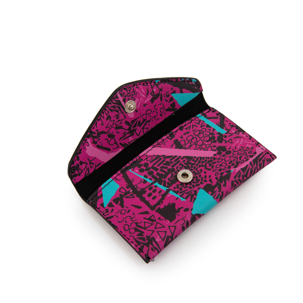 Tarjetero bersit pequeña rosado