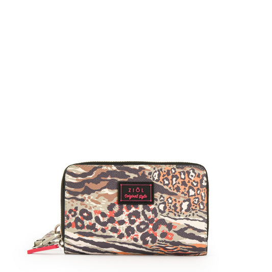 Billetera Estuche Grande Lerma Leopardo