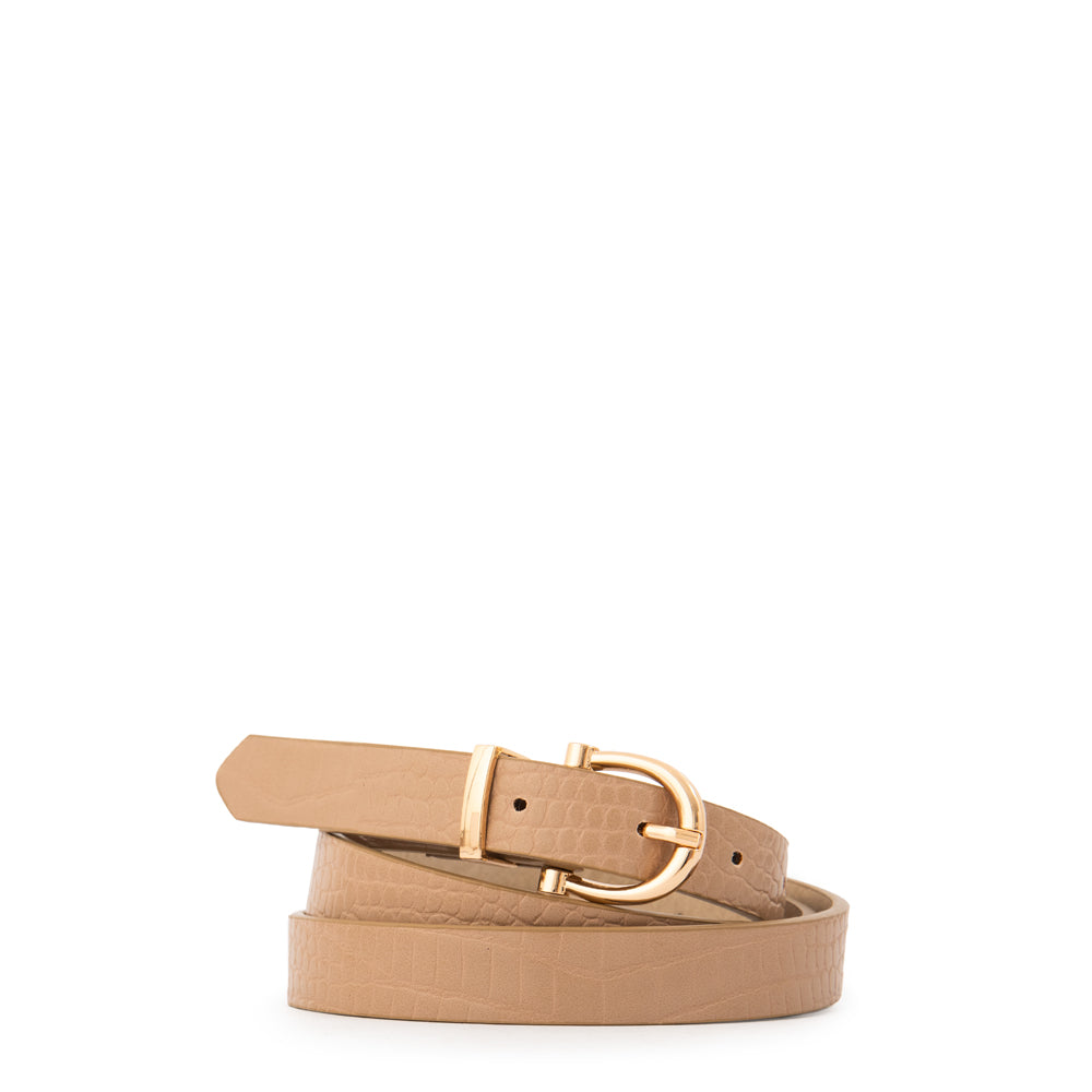 Cinturon agnes beige